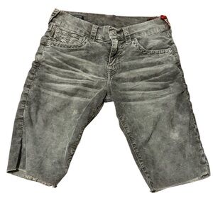Men's Gray Ricky Jeans  Shorts True Religion